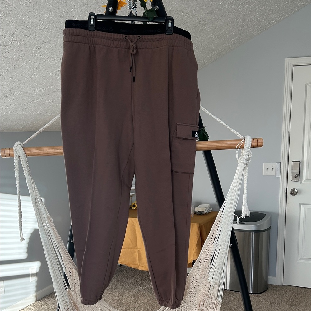 Reebok Men's Dark Brown Cargo Pants